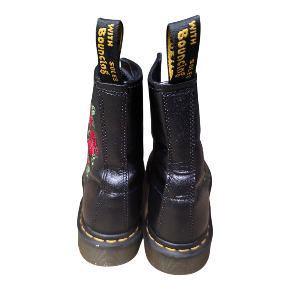Dr. Martens 1460 Vonda 8 Eye Floral Leather Women's Boots - Black, Size 9 US... - Picture 3 of 6